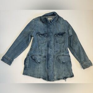 Resistol Women's Chore Jacket in blue denim